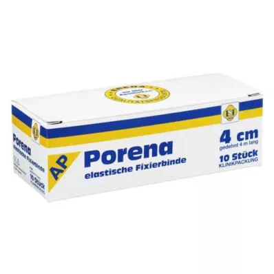 PORENA elastne marlipael 4 cm valge ilma tšellita, 10 tk PORENA elastne marlipael 4 cm valge ilma tšellita, 10 tk