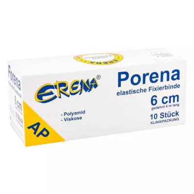 Porena elastne marli side 6cm ilma tšello valge, 10 tk