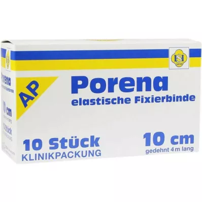 PORENA Elastne marlipael 10 cm valge ilma tšellita, 10 tk PORENA Elastne marlipael 10 cm valge ilma tšellita, 10 tk
