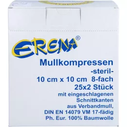 ERENA Sidekompress 10x10 cm steriilne 8x, 25X2 tk