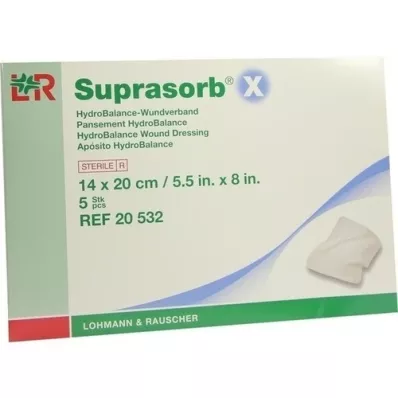 SUPRASORB X HydroBalance haavaside 14x20 cm, 5 tk