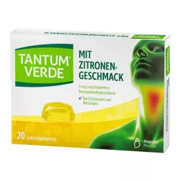 TANTUM VERDE 3 mg pastill sidruni maitsega, 20 tk