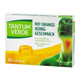 TANTUM VERDE 3 mg pastill apelsini-mesi maitsega, 20 tk