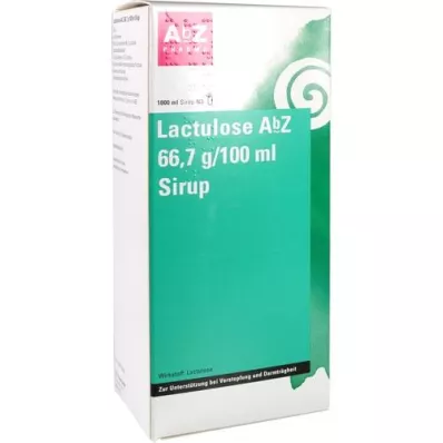 LACTULOSE AbZ 66,7 g/100 ml siirupit, 1000 ml