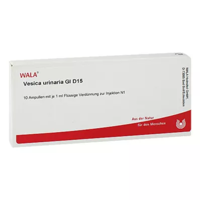 Vesica Urinaria GL D 15 ampulli, 10X1 ml