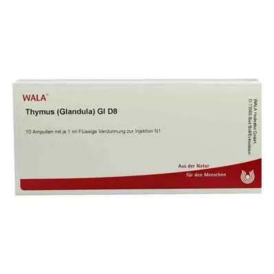 THYMUS GLANDULA GL D 8 ampulli, 10X1 ml