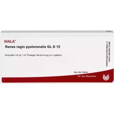 RENES REGIO pyelorenalis GL D 15 ampulli, 10X1 ml