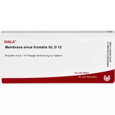 MEMBRANA sinus frontalis GL D 12 ampulli, 10X1 ml MEMBRANA sinus frontalis GL D 12 ampulli, 10X1 ml