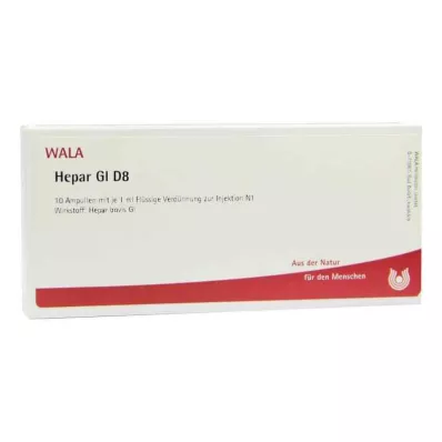 HEPAR GL D 8 ampulli, 10X1 ml