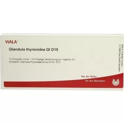 GLANDULA THYREOIDEA GL D 15 ampullid, 10X1 ml