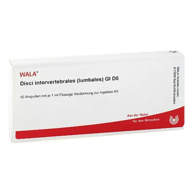 DISCI intervertebral lumbales GL D 5 ampulli, 10X1 ml