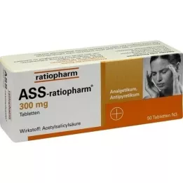 ASS-ratiopharm 300 mg tabletid, 50 tk