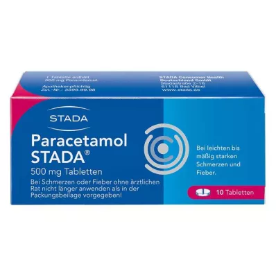 PARACETAMOL STADA 500 mg tabletid, 10 tk