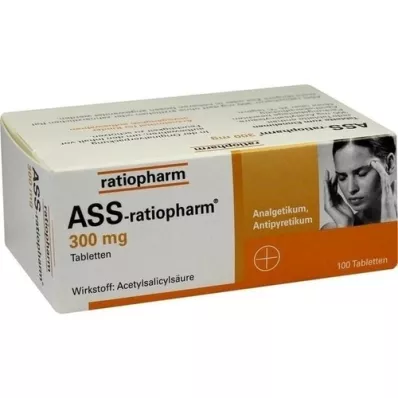 ASS-ratiopharm 300 mg tabletid, 100 tk