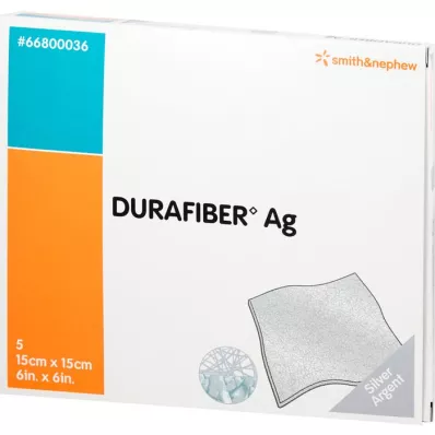 DURAFIBER Ag 15x15 cm side, 5 tk