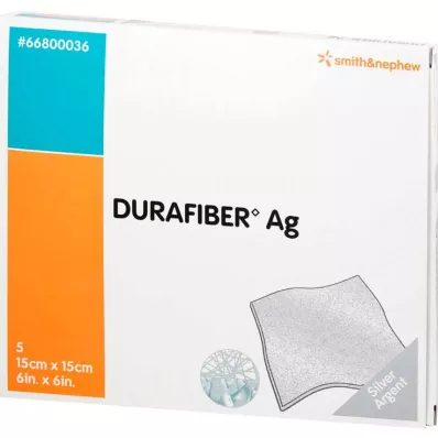 DURAFIBER Ag 15x15 cm side, 5 tk