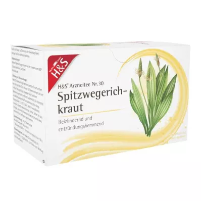 H&amp;S Ribwort Herb Filterkott, 20X1.5 g