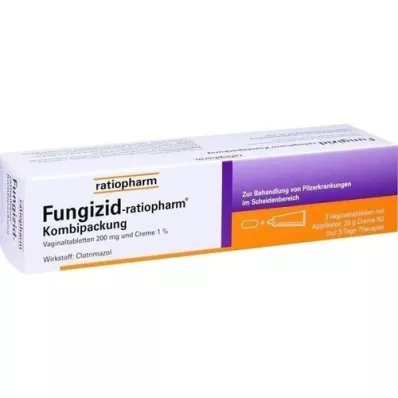 FUNGIZID-ratiopharm 3 vag. tabletti + 20g kreem, 1 p