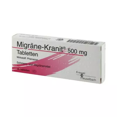 Migreen Kranit 500 mg tabletid, 10 tk Migreen Kranit 500 mg tabletid, 10 tk