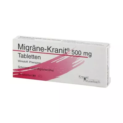 MIGRÄNE KRANIT 500 mg tabletid, 20 tk