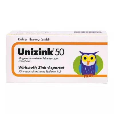 Unizinc 50 tabletti, 50 tk