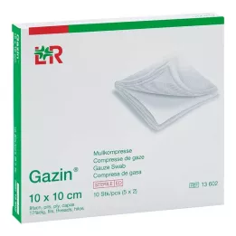 GAZIN Salvrätik komp. 10x10 cm steriilne 8x, 5X2 tk