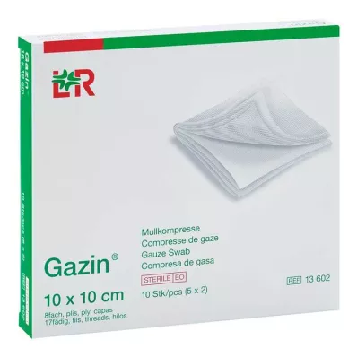 GAZIN Salvrätik komp. 10x10 cm steriilne 8x, 5X2 tk