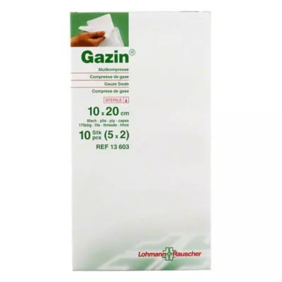GAZIN Salvrätik komp. 10x20 cm steriilne 8x, 5X2 tk