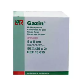 GAZIN Sidumismaterjal komp.5x5 cm steriilne 8x, 25X2 tk