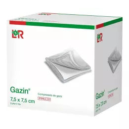 GAZIN Sidumismaterjal komp. 7,5x7,5 cm steriilne 8x, 25X2 tk