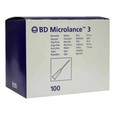 BD MICROLANCE Kanüül 24 G 1 0,55x25 mm, 100 tk BD MICROLANCE Kanüül 24 G 1 0,55x25 mm, 100 tk
