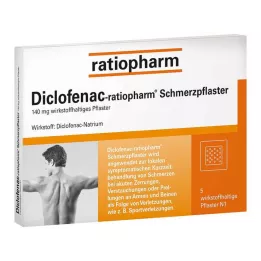 DICLOFENAC-ratiopharm valuplaaster, 5 tk