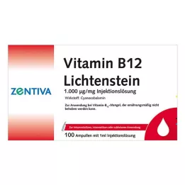 VITAMIN B12 1000 μg Lichtenstein Ampullid, 100X1 ml