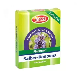 FLORIMEL C-vitamiiniga suhkruvabad salvei kommid, 40 g