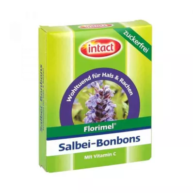 FLORIMEL C-vitamiiniga suhkruvabad salvei kommid, 40 g FLORIMEL C-vitamiiniga suhkruvabad salvei kommid, 40 g
