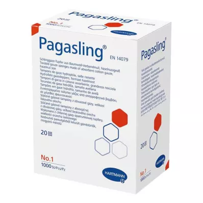 PAGASLING Mittesteriilsed tampoonid suurusega 1 sarapuu, 1000 tk