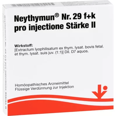 NEYTHYMUN Nr.29 f+k pro inject.st. II Ampullid, 5X2 ml