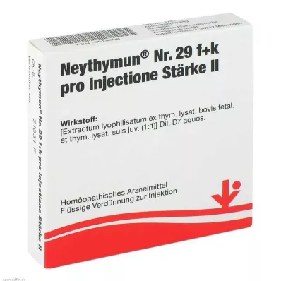 Neythymun nr.29 f + k süsti kohta.St. II Ampullid, 5X2 ml