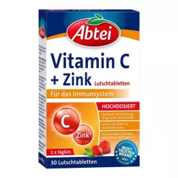 ABTEI C-vitamiin pluss tsinkpastillid, 30 kapslit