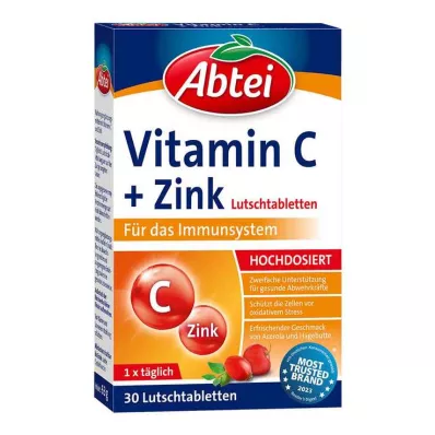 ABTEI C-vitamiin pluss tsinkpastillid, 30 kapslit