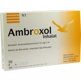 AMBROXOL Inhalatsioonilahus nebulisaatorile, 20X2 ml