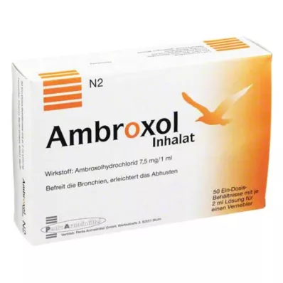 AMBROXOL Inhalatsioonilahus nebulisaatorile, 50X2 ml