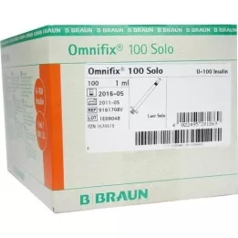 OMNIFIX Insuliinisüstel 1 ml U100 jaoks, 100 tk