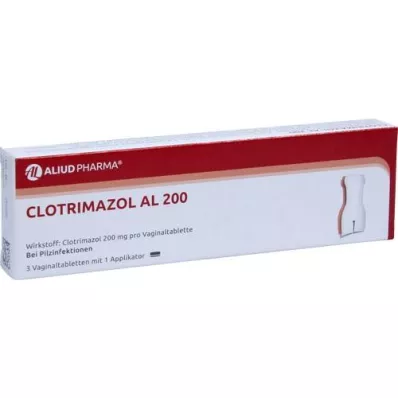 CLOTRIMAZOL AL 200 vaginaaltabletti, 3 tk