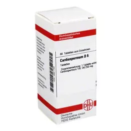 CARDIOSPERMUM D 6 tabletti, 80 tk
