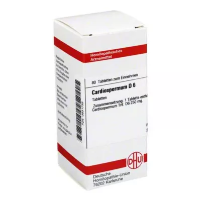 DHU Cardiospermum D 6 tabletid, 80 tk
