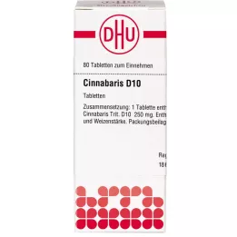 CINNABARIS D 10 tabletti, 80 tk