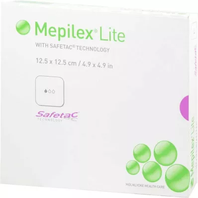 MEPILEX Lite vahukompress 12,5x12,5 cm steriilne, 5 tk MEPILEX Lite vahukompress 12,5x12,5 cm steriilne, 5 tk