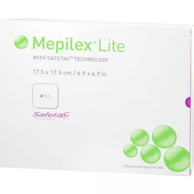 Mepilex Lite vahtplaaster 17,5x17,5cm steriilne, 5 tk