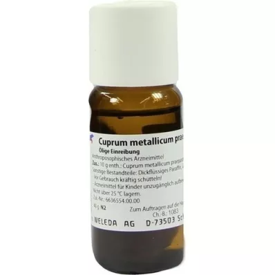 CUPRUM METALLICUM praep.0,4% õline liniment, 40 g